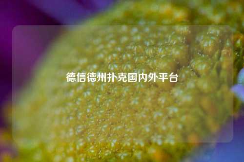德信德州扑克国内外平台